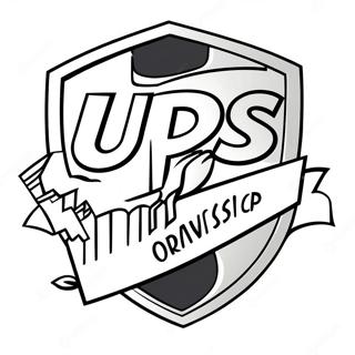 Ups Logo Fargeleggingsark 44352-36880