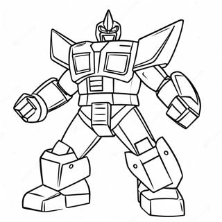 Mighty Megazord I Aksjon Fargeleggingsark 44413-36931