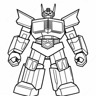 Mighty Megazord I Aksjon Fargeleggingsark 44413-36932