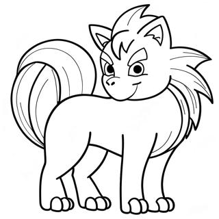 Ninetales Fargeleggingsark 44532-37014