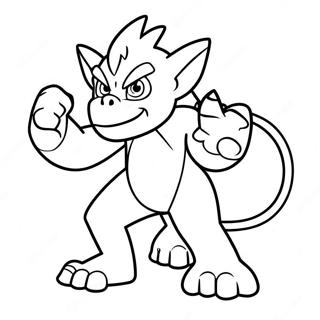 Infernape Fargeleggingsark