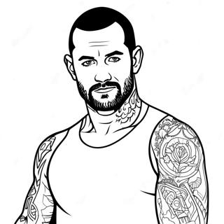 Cm Punk Fargeleggingsark