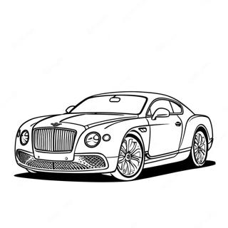 Bentley Bil Fargeleggingsark 45493-37775