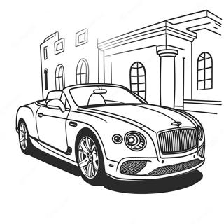 Luksus Bentley Kabriolet Fargeleggingsark 45494-37782