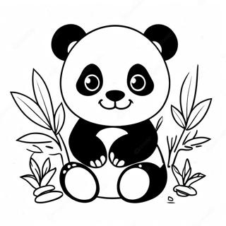 Baby Panda Fargeleggingsark 45813-38040