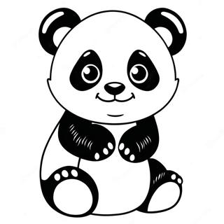 Baby Panda Fargeleggingsark 45813-38164