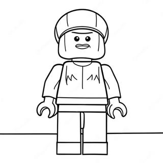 Lego Minifigur Fargeleggingsark 46323-38570