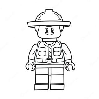 Morsom Lego Minifigur Fargeleggingsark 46324-38581