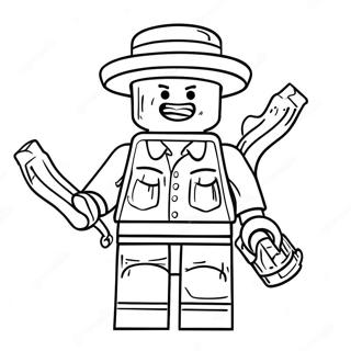 Morsom Lego Minifigur Fargeleggingsark 46324-38584