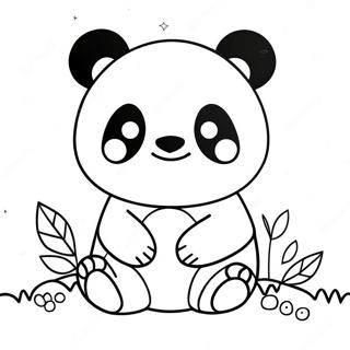 Kawaii Panda Fargeleggingsark 47473-39490