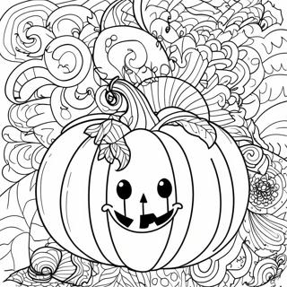 Halloween Zentangle Fargeleggingsark