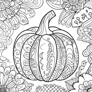 Halloween Zentangle Gresskar Fargeleggingsark 48114-39978