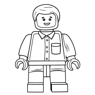 Lego Person Fargeleggingsark