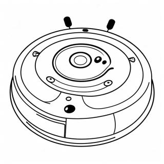 Sot Roomba Med Smilende Ansikt Fargeleggingsark 48255-40113