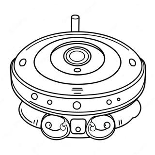 Sot Roomba Med Smilende Ansikt Fargeleggingsark 48255-40115