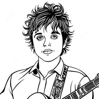 Billie Joe Armstrong Med Gitar Fargeleggingsark 48275-40118