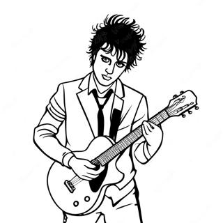 Billie Joe Armstrong Med Gitar Fargeleggingsark 48275-40119