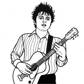 Billie Joe Armstrong Med Gitar Fargeleggingsark 48275-40120