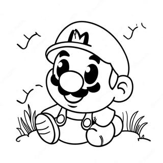 Baby Mario Fargeleggingsark