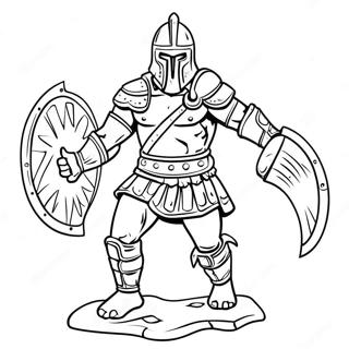 Uredd Gladiator I Kamp Fargeleggingsark 49445-41264