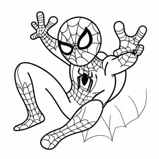 Fargerik Among Us Spider Man I Aksjon Fargeleggingsark 49515-41311