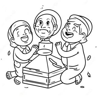 Gledelig Forste Paskefeiring Fargeleggingsark 49535 41328