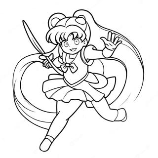 Sailor Venus I Aksjon Fargeleggingsark 50265-41907