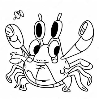 Mr Krabs Fargeleggingsark 50374-42003