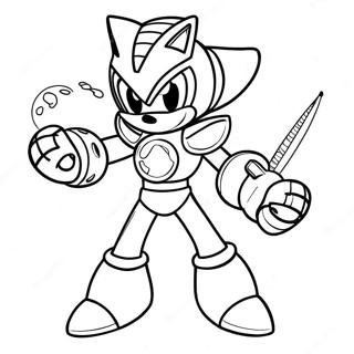 Metal Sonic Fargeleggingsark