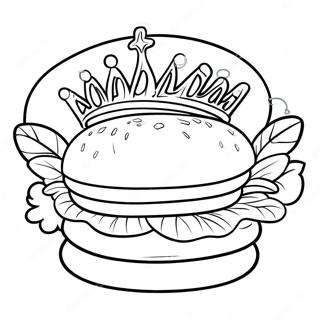 Burger King Logo Fargeleggingsark 51484-42876