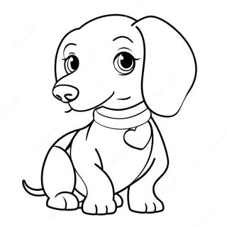 Dachshund Fargeleggingsark 5182-4155