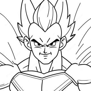 Majin Vegeta Fargeleggingsark 52155-43402