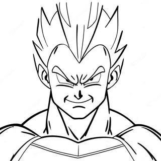 Majin Vegeta Fargeleggingsark 52155-43404