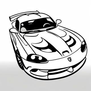 Dodge Viper I Bevegelse Fargeleggingsark 52447-43632