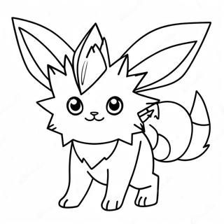 Jolteon Fargeleggingsark 52496-43663