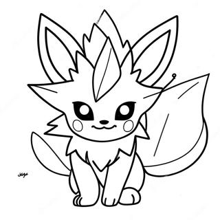 Jolteon Fargeleggingsark 52496-43664