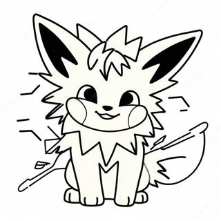 Jolteon Med Elektriske Funksjoner Fargeleggingsark 52497-43671