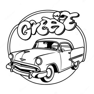 Grease Film Logo Fargeleggingsark 53618-44692