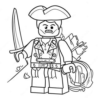 Lego Piratkaptein Fargeleggingsark 53629-44702