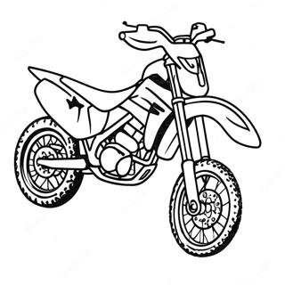 Honda Terrengsykkel Racing Fargeleggingsark 53738-44787