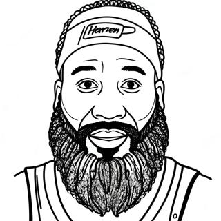 James Harden Fargeleggingsark 53898-44910