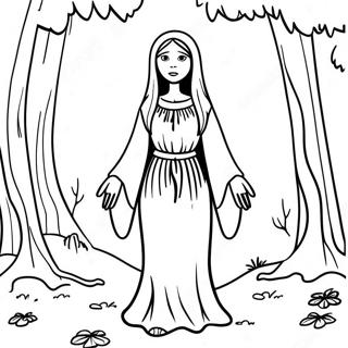 La Llorona I En Mork Skog Fargeleggingsark 54019-45011