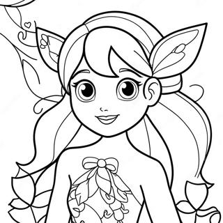 Winx Club Flora Fargeleggingsark