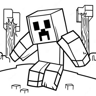 Kule Minecraft Fargeleggingsark