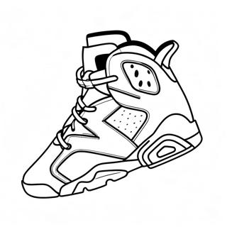 Jordan 6 Kontur Fargeleggingsark