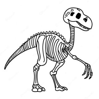 Rontgen Dinosaur Skjelett Fargeleggingsark 56122-46657