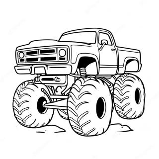 Julemonster Truck Fargeleggingsark 56171-46702