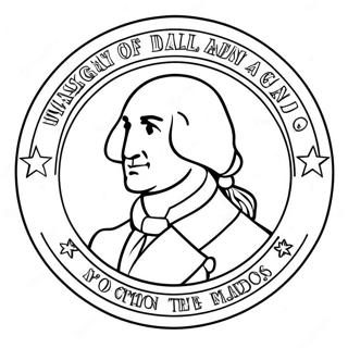 Washington Commanders Logo Fargeleggingsark 56201-46724