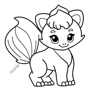 Vulpix Fargeleggingsark 56251-46759