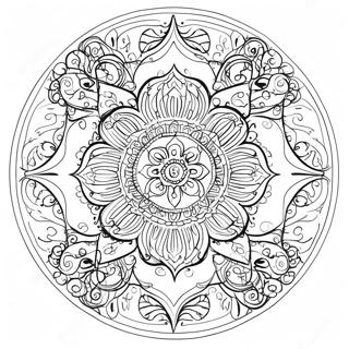 Opplysning Andelig Mandala Fargeleggingsark 56671-47095